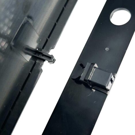 Plasterboard Access Panel Black 400x400mm Soft Closing Polished PVC
