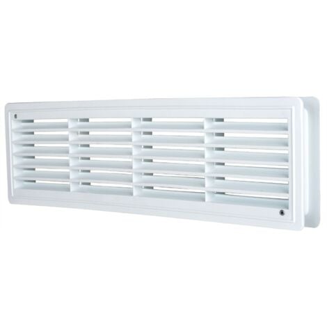 424x91mm White Internal Door Ventilation Grille Air Vent