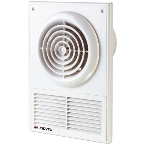 100mm Extractor Fan with Ventilation Grille Bathroom Ventilator Air Exhaust