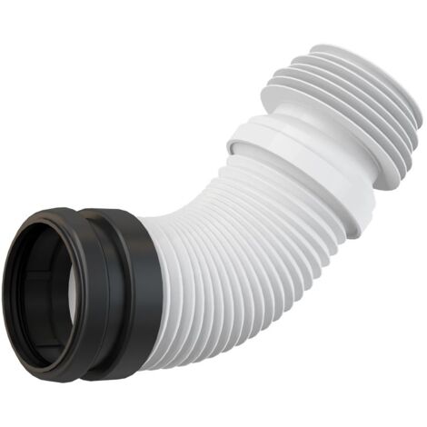 90mm Inlet X 110mm Outlet Long Flexible Toilet Pipe Waste Connector 90mm Inlet X 110mm Outlet Long Flexible Toilet Pipe Waste Connector