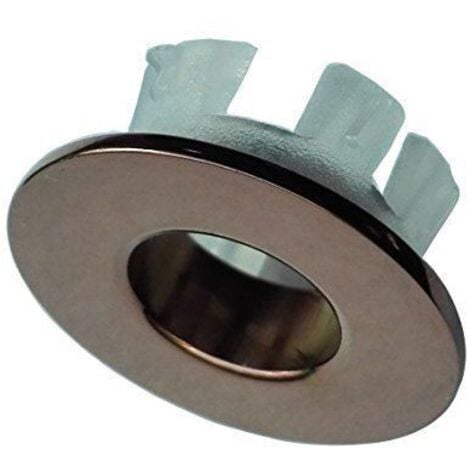 Copper Bronze Basin Sink Overflow Cover Insert Hole Trim