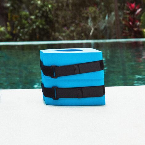 Paire D'Haltères D'Aquagym Pour Cheville - Lot De 2 Mousse EVA Imperméable 15x13x7 Cm