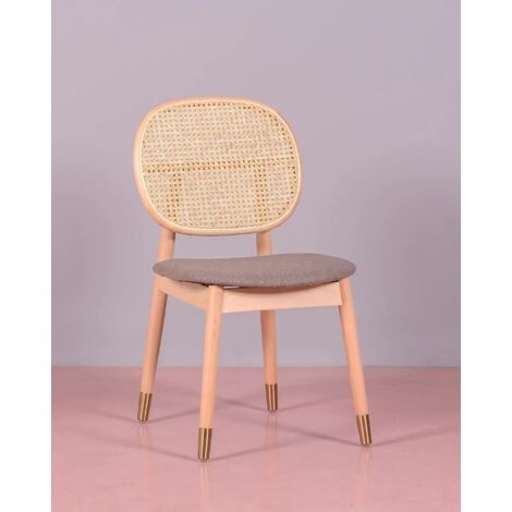 Nest Dream - Chaise en bois de hêtre et rotin - Marsh - Hêtre (1/5)