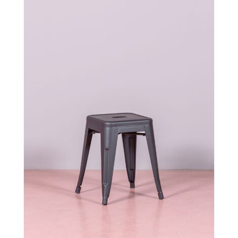 Nest Dream - Niedriger Industriehocker - Bistro - Schwarz (1/5)