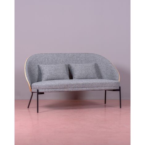 Nest Dream - Nordisches Sofa aus Walnussholz - Earth - Grau (1/5)