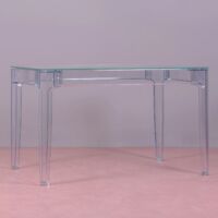 Nest Dream - Rechteckiger Glastisch - Ghost - Transparent