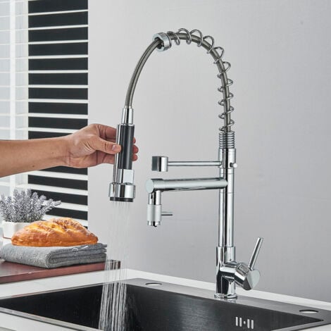 Grifo Cocina Para Fregadero Salidas Con Ducha Extraible 360