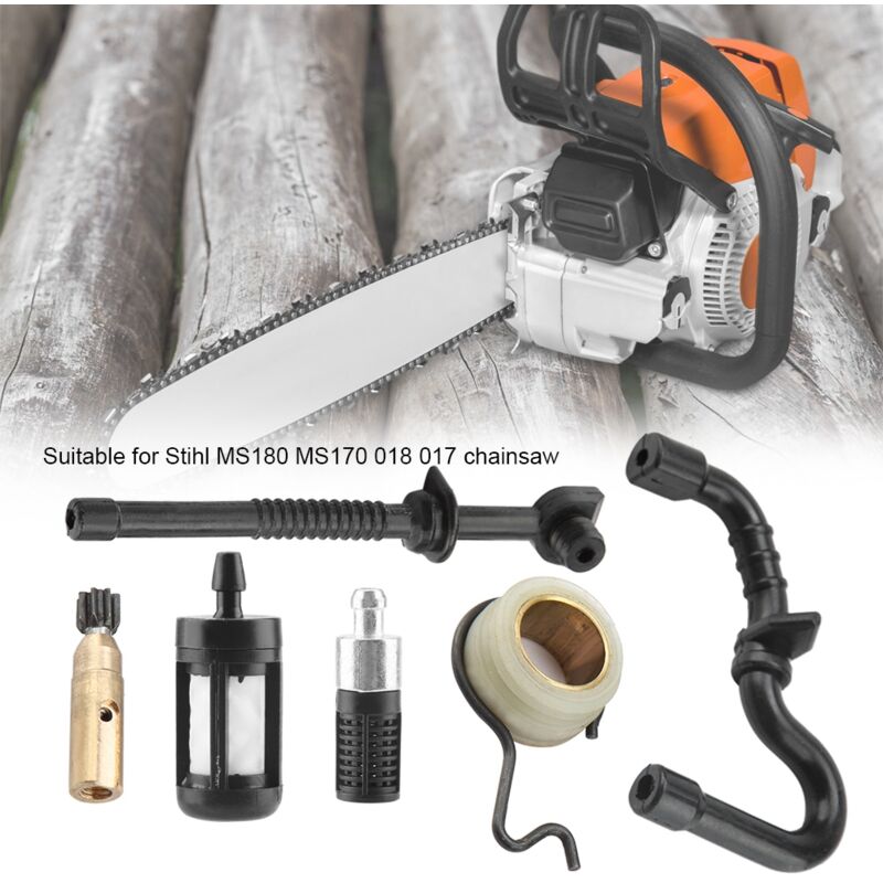 Kit De Servicio Para Motosierra – Filtro De Aire Y Aceite, Compatible Con Modelos Stihl 017, 018, MS170, MS180