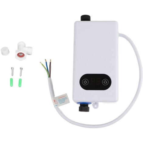 Calentador de agua eléctrico instantáneo con función de memoria Conversión de frecuencia Temperatura constante Máquina de calentamiento de agua 220V 3400W