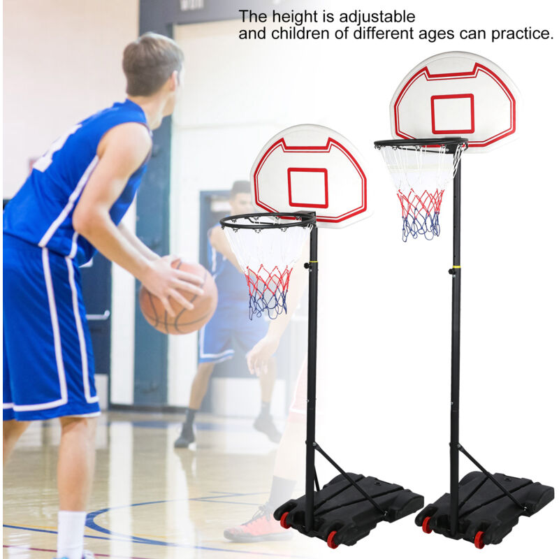 Supporto Per Pallacanestro EVDZNA - Struttura Mobile Verticale, Per Basket, Calcio, Pallavolo - Foto 9