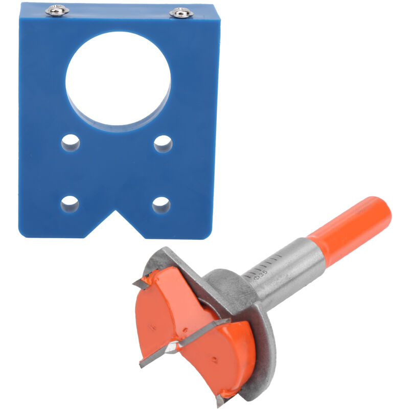 Guida Per Fori Cerniere Legno - Strumento Posizionamento Fori Per Mobili, Braccio Dritto 35mm - Foto 7