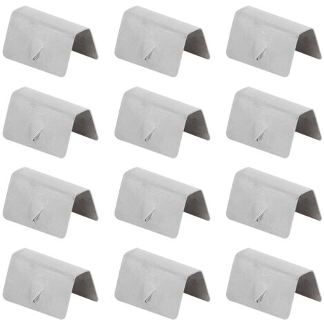 A ABSOPRO 2pz Vetro Canale Fermo Clip, 1.77x1.65x0.43 per Auto Nero