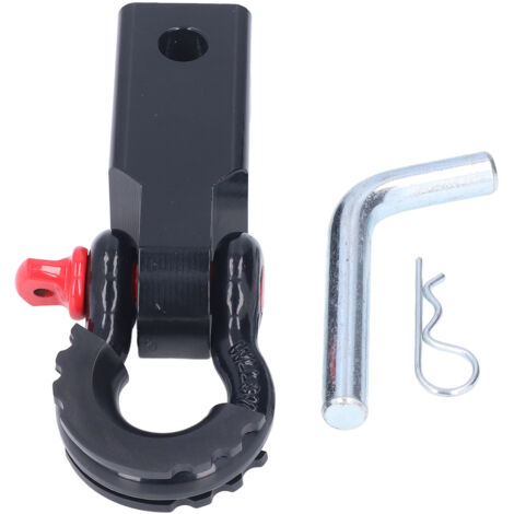 Gancio Di Traino Universale In Acciaio | Per Auto, Jeep, Camion | Capacit&agrave; 13T, Nero
