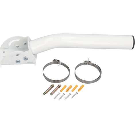 Antenna Satellitare SCHWAIGER 210 - Offset 74.5x84.5 Cm, Bianco, Per Ricezione SAT - Foto 6