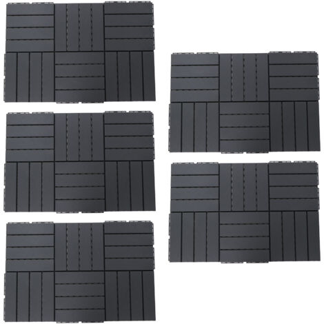 Piastrelle Esterno 30x30cm Legno Acacia - 11 Pezzi Per 1m², Per Giardino E Patio - Foto 4