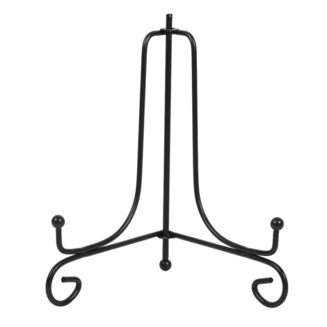 Espositore Pubblicitario Bifacciale A Cavalletto Pieghevole 60x90 Cm In Metallo Nero 296083