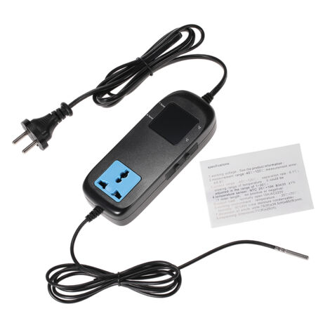Mini Termostato Digitale DEARBORN Con LED, Controllo Temperatura Da -10°C A 120°C, Alimentazione 5-24V DC