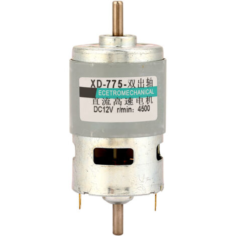Motore Micro DC 775 12V 60W 4000 RPM – Albero Con Cuscinetti A Sfera, Basso Rumore, Per Pompe E Utensili Elettrici