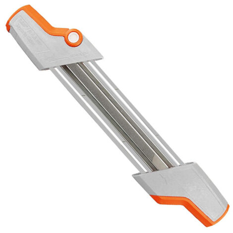 2 in 1 Feilenhalter für Kettensägekette 0,325 Ø 4,8 mm - weiß,
