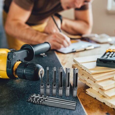 Adattatore Per Punte Da Trapano A Foro Quadrato - In Acciaio, Regolabile - Per Trapani Da Banco E Manuali - Foto 4