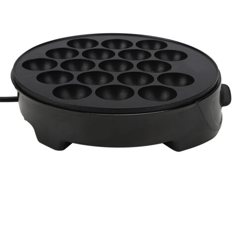 Jeffergarden Máquina doméstica Takoyaki con bola de pulpo, Mini bandeja eléctrica para hornear, máquina de desayuno, enchufe 220-240VEU