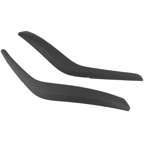 Jeffergarden Embellecedor de tirador de manija de panel de puerta interior negro 51412991775 apto para X1 E84 2010-2016