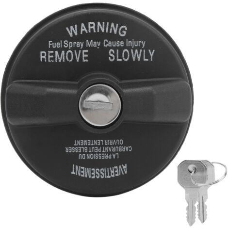 Jeffergarden Couvercle de verrouillage du bouchon du réservoir de carburant, avec clés, 05278655AB, adapté pour Jeep Wrangler/Cherokee/Liberty/Grand Cherokee (1/5)