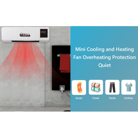 Calefactor De Pared Jeffergarden Calentador De Aire Acondicionado