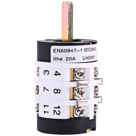 Interruttore 3 Marce Avanti/Retro Per Bici Elettriche E Quad | 380V, 10A | Controllo Motore - Foto 8