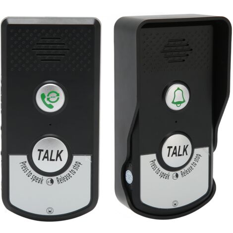 Jeffergarden Campanelli citofonici senza fili Campanello vocale intercomunicante a lunga distanza IP54 impermeabile per hotel domestici