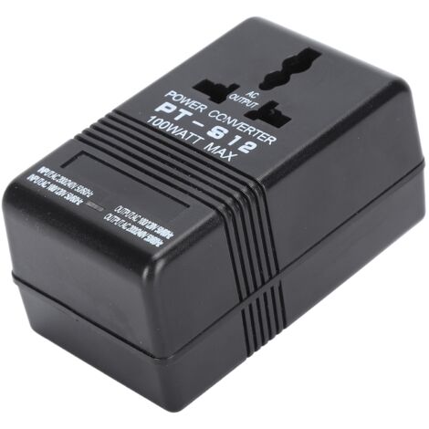 Jeffergarden Convertitore di tensione CA da 100 V-120 V a 220 V-240 V Trasformatore adattatore di alimentazione Buck Step Up 100 W