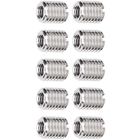 10 Dadi Riduttori In Acciaio Inox M8x1.25 A M10x1.5 - Filettatura Esterna Per Riparazioni Industriali - Foto 7