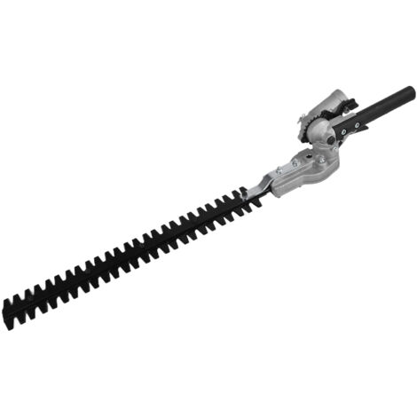 Jeffergarden Testina per tagliasiepi, accessorio universale per tagliasiepi, doppia azione articolata, attacco da 65 mm e 26 mm per tagliasiepi e decespugliatori da giardino