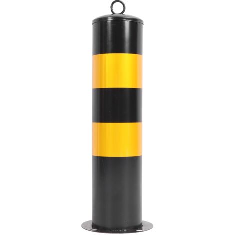 Jeffergarden Segnalatore stradale di sicurezza paletto 50 cm spessore lamiera in acciaio traffico incrocio segnalazione