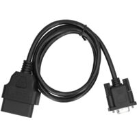 Ymiko Cavo Di Prolunga Diagnostico, 16 Pin OBD2 A RS232 DB9 Adattatore Per Cavo Di Prolunga Per Adattatore Per Interfaccia Diagnostica Per Auto Connettore OBD-II Strumenti Diagnostici