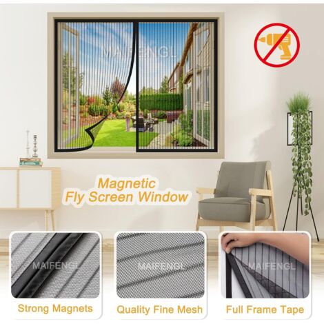 Magnet-Fliegengitter Für Türen – Ohne Bohren, Selbstschließend, Insektenschutz Für Balkon & Terrasse