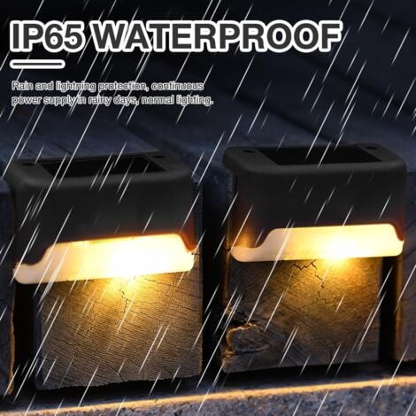 Wasserdichte SolarZaunleuchte, SolarTerrassenleuchte, Treppenlampe