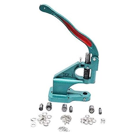 Presse à Œillets Professionnelle Avec 3 Matrices Et 1500 Œillets (6/10/12mm) - Kit Complet Neuf