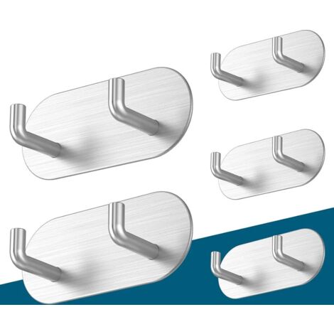 Mandouer Handtuchhalter Ohne Bohren - Edelstahl 304 Mit 3M Klebeband