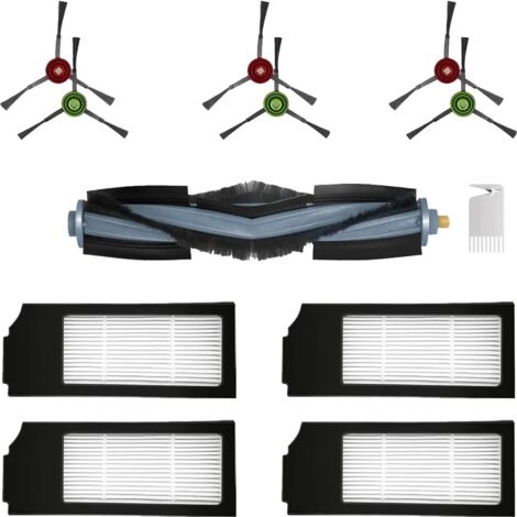 Bürste Filter Zubehör für Ecovacs DEEBOT X1 Omni X1 Plus X1 Turbo DEEBOT T10 T10 Plus T10 Turbo Staubsauger Roboter Ersatzteile (12 Stück) (1/5)