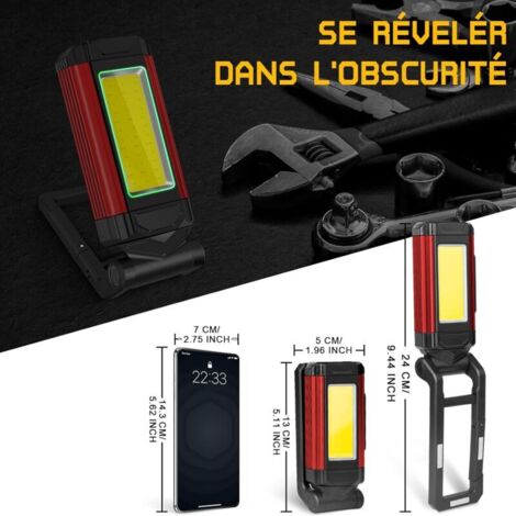KRAFTWERK LED Arbeitsleuchte Slimlight 700 – Dimmbare Stablampe Mit Magnet & USB-C
