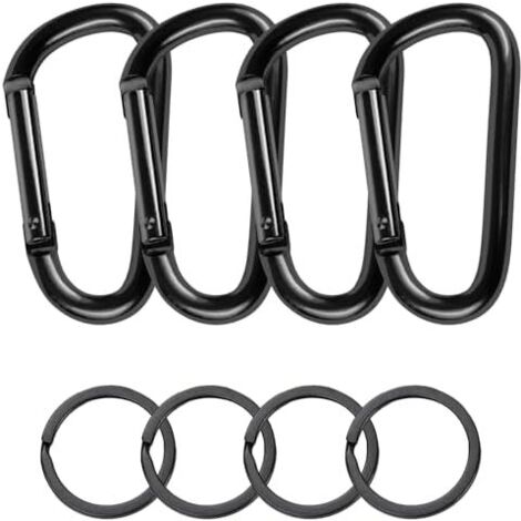 Gummiseil mit Karabiner, robuste Gummiseile mit Karabinerhaken, starkes elastisches Seil, Campingzubehör für Gepäck, Fracht, Camping, Wohnmobil, Handwagen Gummiseil mit Karabiner, robuste Gummiseile mit Karabinerhaken, starkes elastisches Seil, Campingzubehör für Gepäck, Fracht, Camping, Wohnmobil, Handwagen