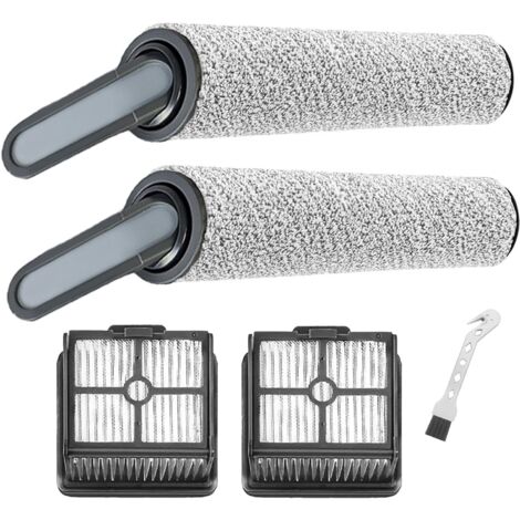 Rollenbürste + Filter für Dreame H12 / H11 Core Nass- und Trockensauger, Ersatzteile, Zubehör-Set, 2 Bürstenrollen + 2 Filter