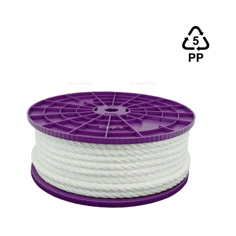 Corde chanvre – Corde en chanvre diamètre : 5 mm – 100 m sur bobine Disque  – 100% naturel chanvre