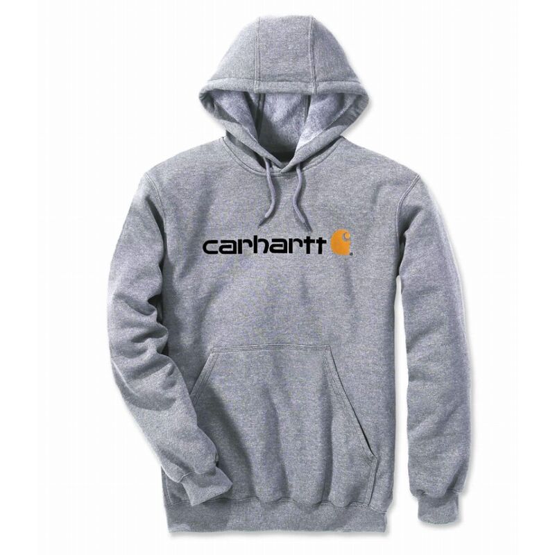 Sweatshirt CARHARTT Signature Logo Gris clair T.L
