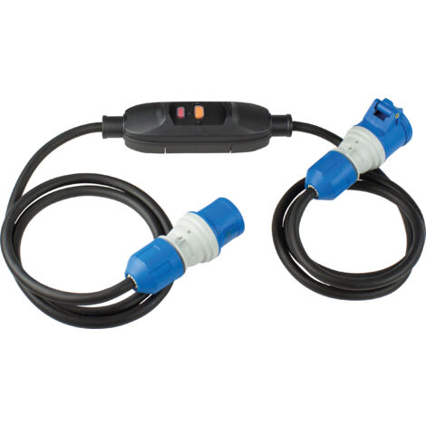 Adattatore Spina CEE To Schuko FELETEC - 35 Cm, IP44, 16A 3500W, Per Camper - Foto 5