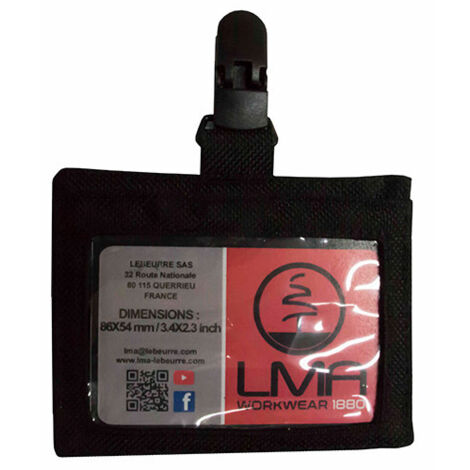 Porte badge porte badge noir t.u - LMA - 99108 (1/3)