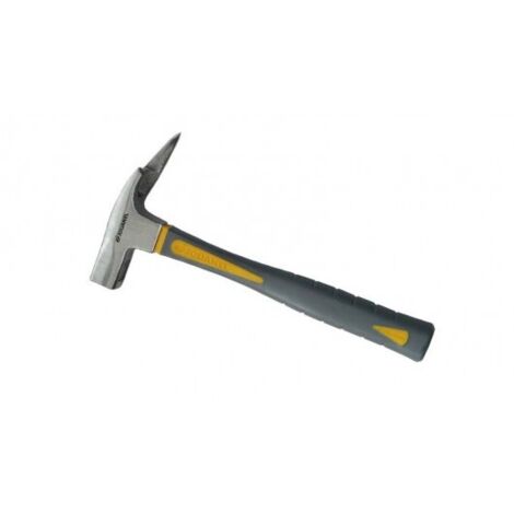 Jouanel – Marteau de charpentier porte-clou magnétique 850g – Manche fibre ultra résistant – Pour bois dur – MCHMF
