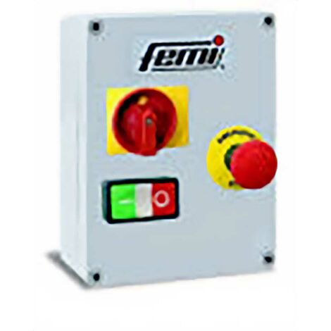 Tableau de commande + Interrupteur d'arrêt d'urgence FEMI meuleuses 1100-1500 Watts - 7800230 (1/2)