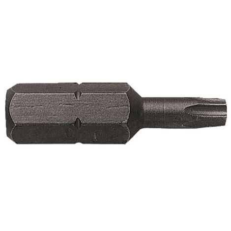 Embout de vissage série 1/4'- 25 mm - Torx T15 - Percé - LEMAN - 51506TR